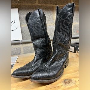Dan Post Lizard Skin Cowboy Boot 10.5D